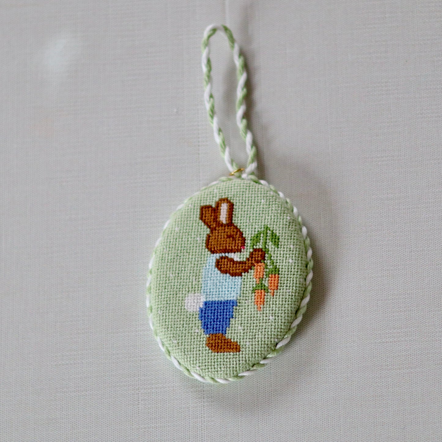 Boy Bunny Ornament