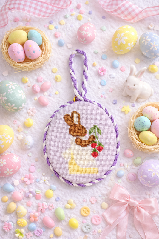 Girl Bunny Ornament