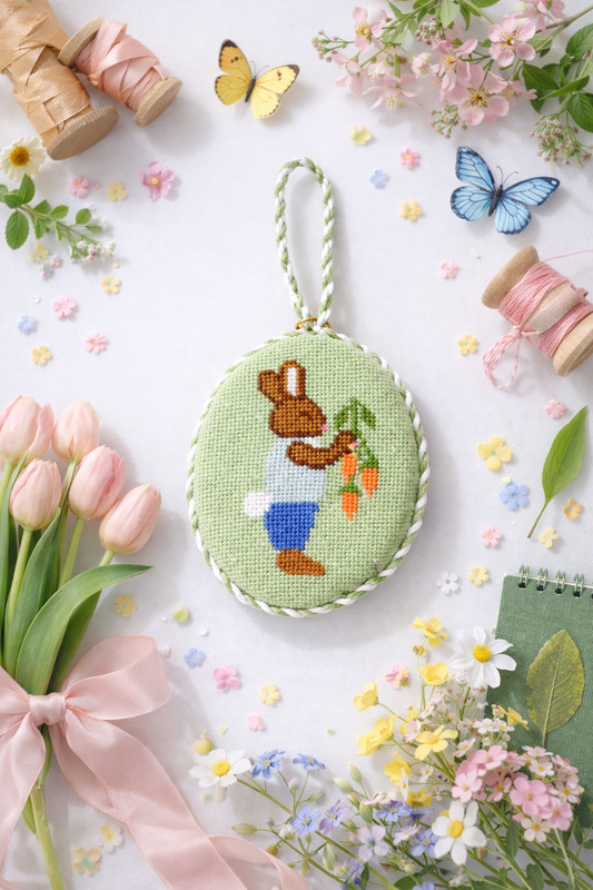 Boy Bunny Ornament