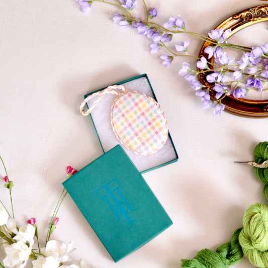 Gingham Ornament